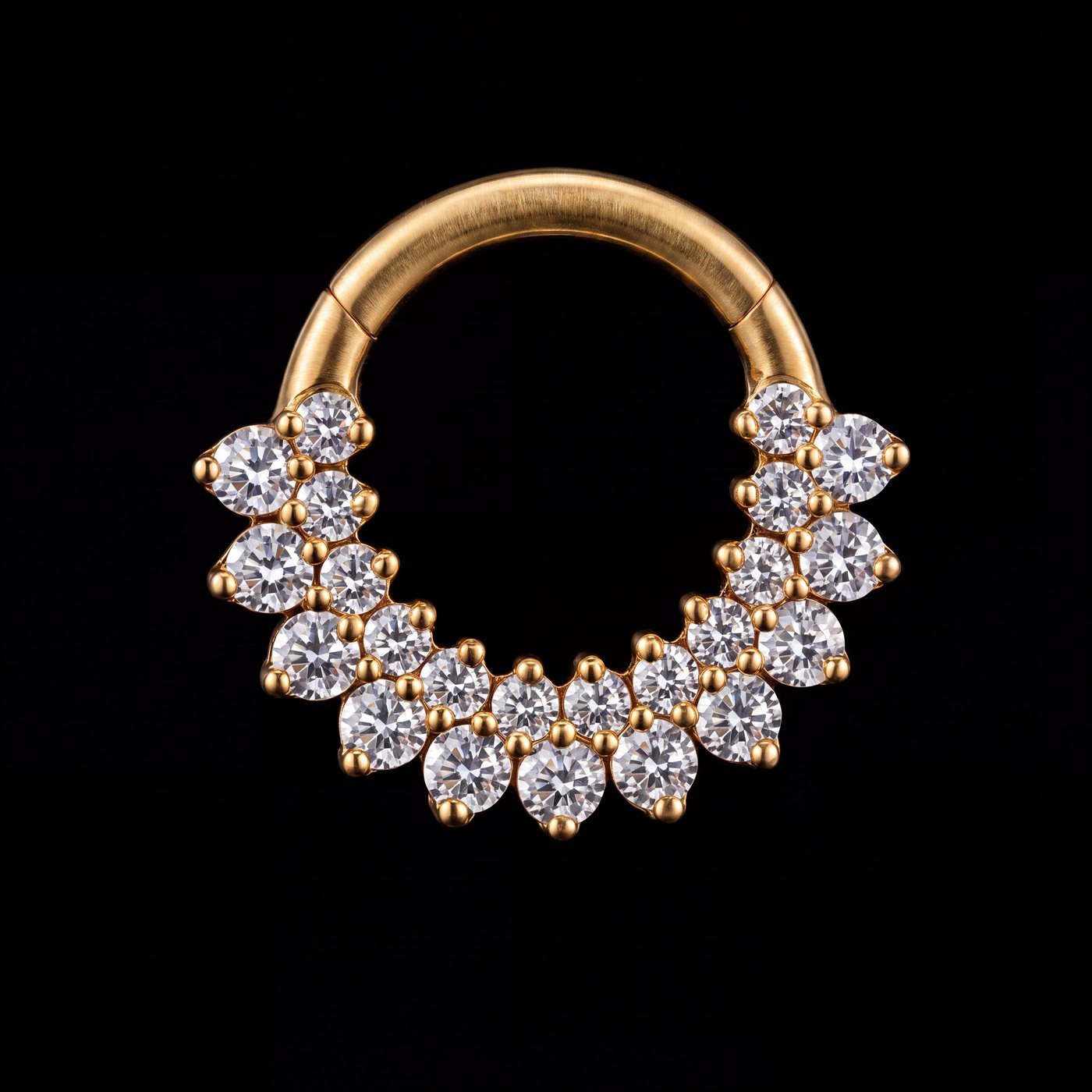 Halo — A double garland of light, hinged in gold