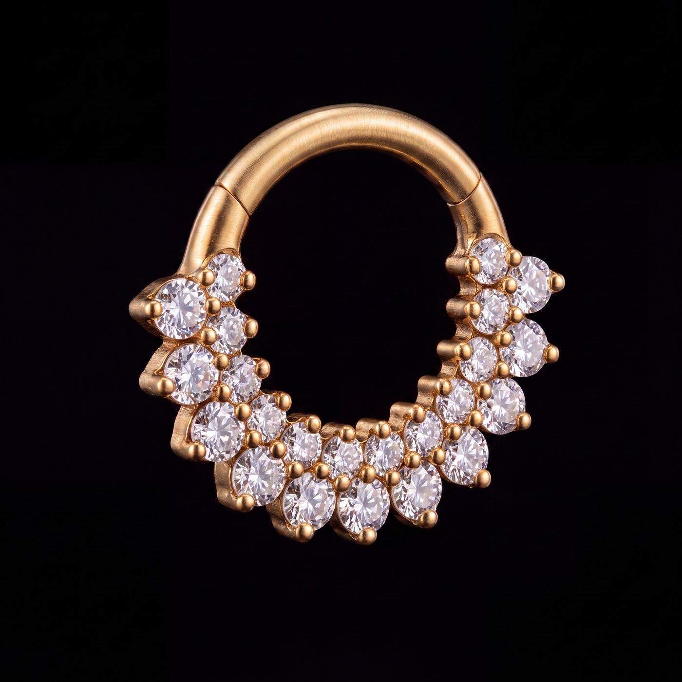 Halo — A double garland of light, hinged in gold