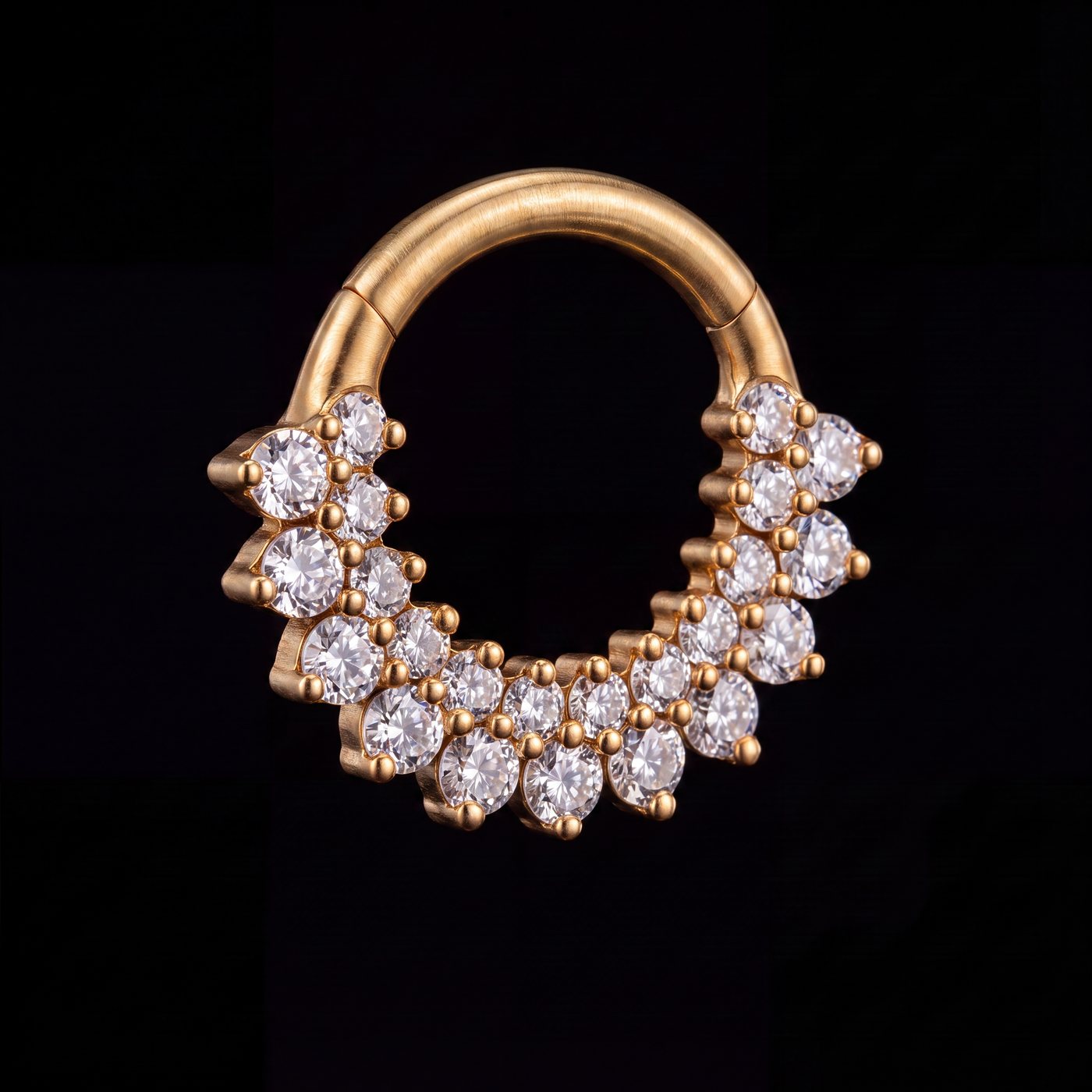 Halo — A double garland of light, hinged in gold