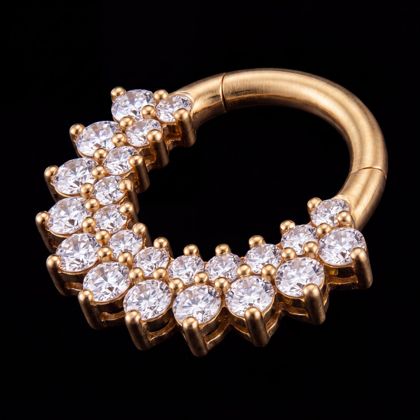 Halo — A double garland of light, hinged in gold