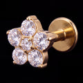 Jasmine — A five-petal crystal flower in gold