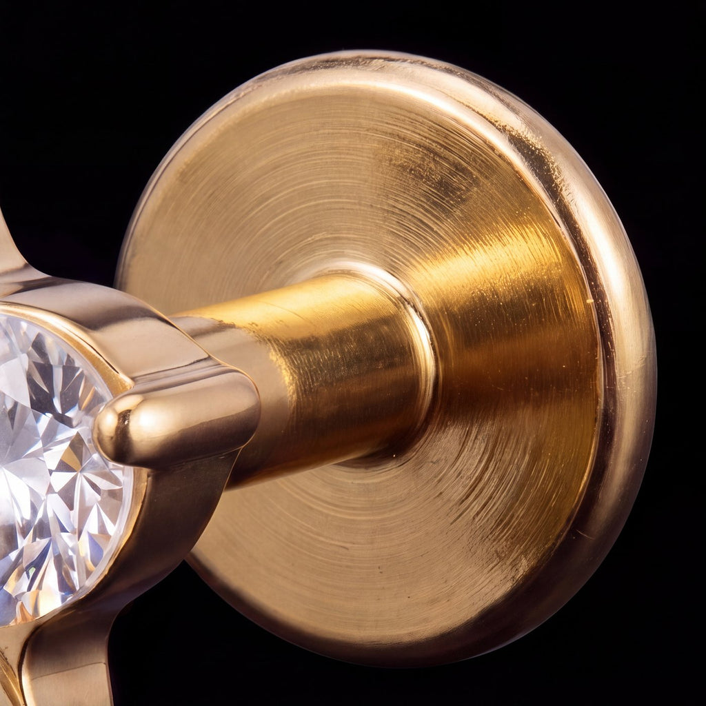 Jasmine — A five-petal crystal flower in gold