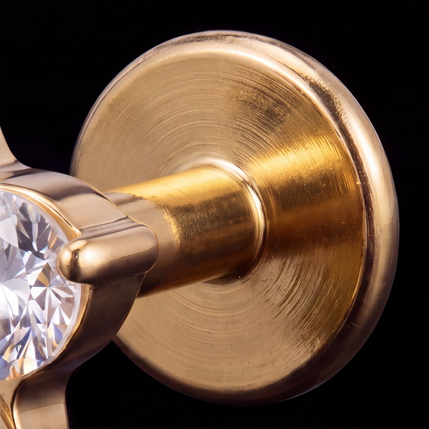 Jasmine — A five-petal crystal flower in gold