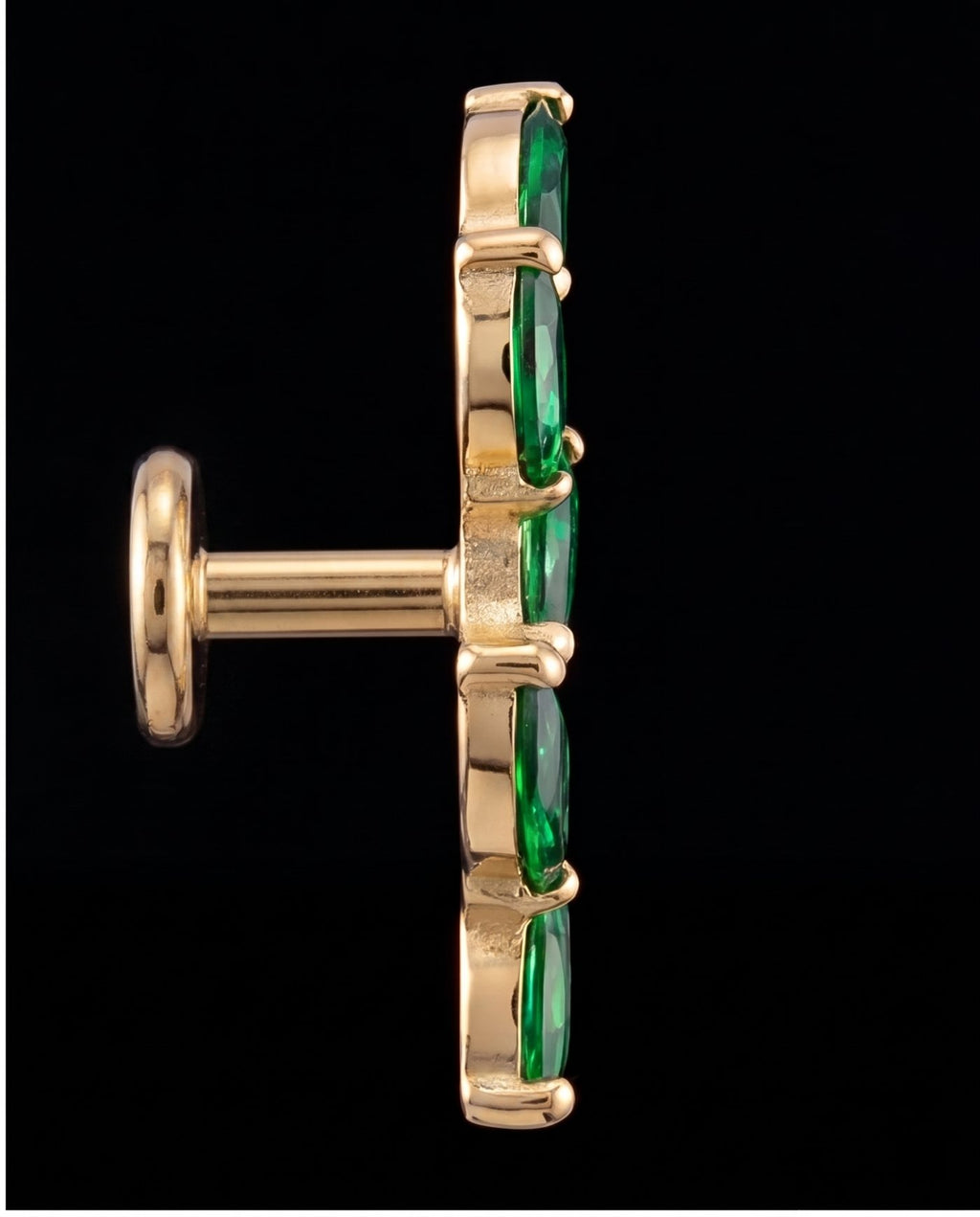 Liana — An emerald vine climbing the ear