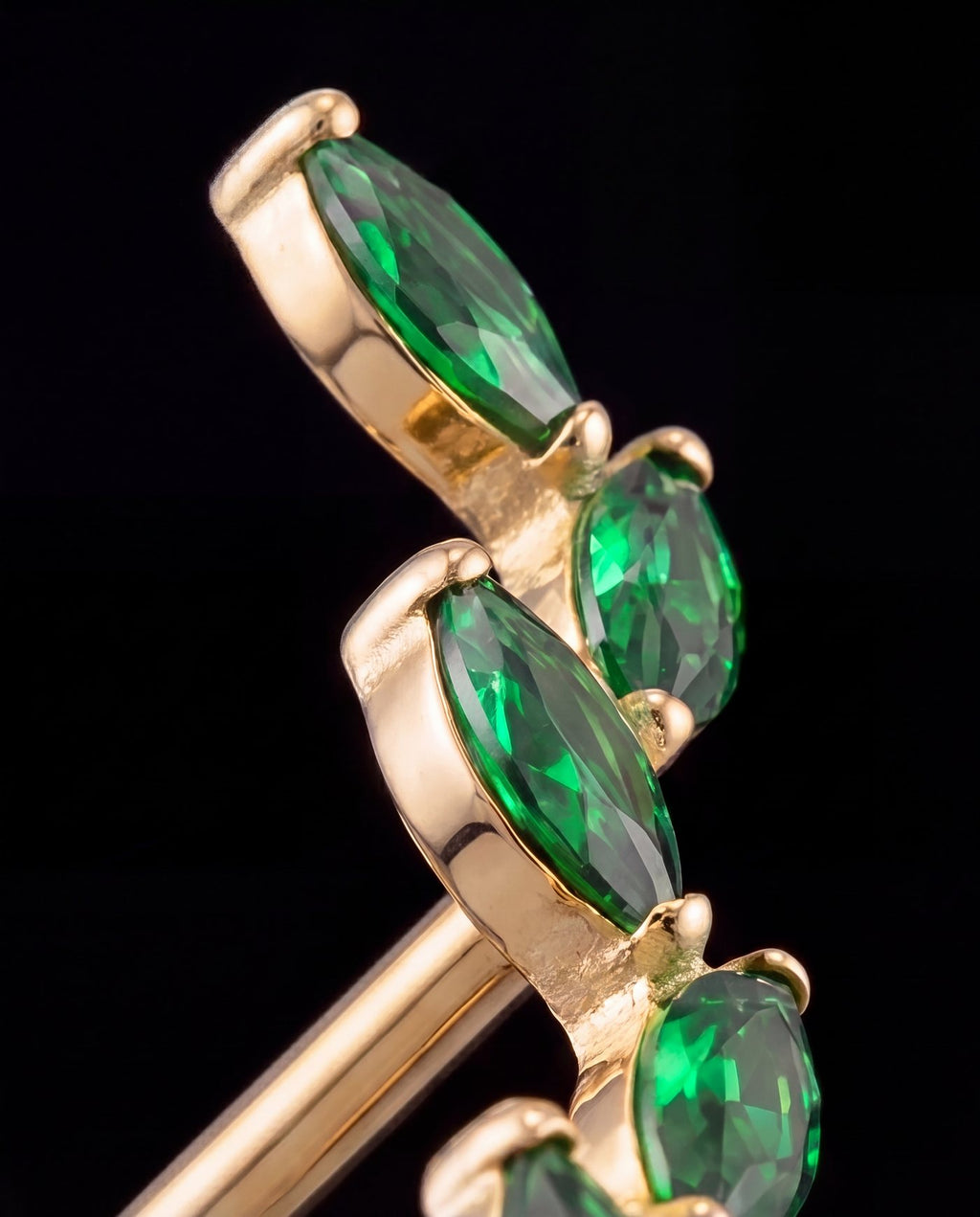 Liana — An emerald vine climbing the ear