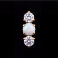 Luna — An opal moon between two stars